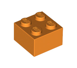 LEGO Orange Brique 2 x 2 (3003 / 6223)