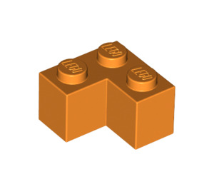 LEGO Orange Brique 2 x 2 Coin (2357)