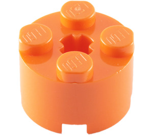 LEGO Orange Backstein 2 x 2 Runden (3941 / 6143)