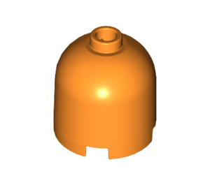 LEGO Orange Brique 2 x 2 x 1.7 Rond Cylindre avec Dome Haut (26451 / 30151)