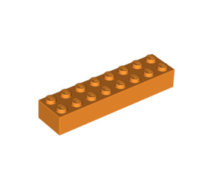 LEGO oranžová Kostka 2 x 8 (3007 / 93888)