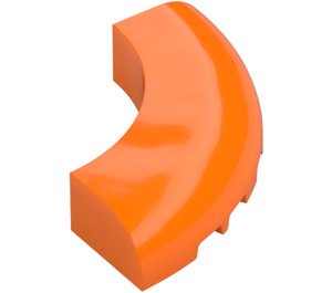 LEGO Orange Brick 5 x 5 Round Corner (7033 / 24599)