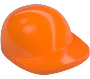 LEGO Orange Cap with Short Curved Bill with Short Curved Bill (86035)