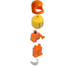 LEGO Orange Classic Spaceman Minifigure