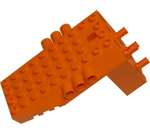 LEGO Oranje Cockpit Upper Part 6 x 10 x 5 (42601 / 43063)