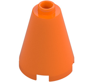 LEGO Orange Cone 2 x 2 x 2 (Open Stud) (3942 / 14918)