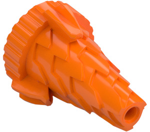 LEGO Orange Cone Stepped Drill with Spikes (64713)