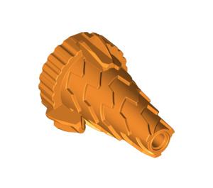 LEGO Orange Kegel Stepped Drill mit Spikes (64713)