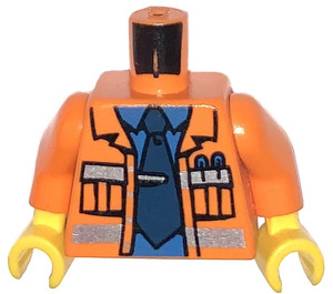 LEGO Arancione Costruzione Foreman Busto (973 / 73403)