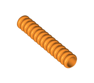 LEGO Orange Corrugated Tuyau 4 cm (5 Goujons) (23006 / 42855)