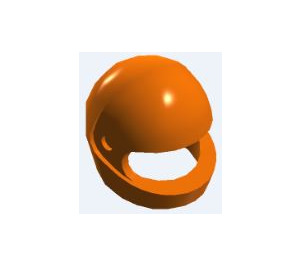 LEGO Orange Crash Helm (2446 / 30124)