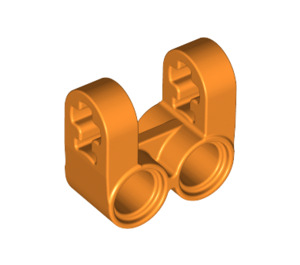 LEGO Orange Traverser Bloquer 2 x 2 Split (Essieu / Twin Épingle) (41678)