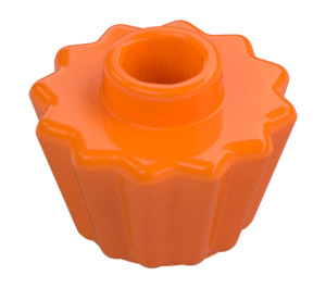 LEGO Orange Cupcake Liner med platt ovansida (79743)