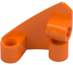 LEGO Orange Curved Panel 10 Right (2403)