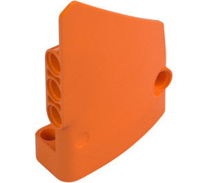 LEGO Orange Curved Panel 14 Right (64680)