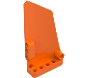 LEGO Orange Curved Panel 17 Left (64392)