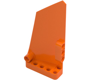 LEGO Orange Curved Panel 18 Right (64682)