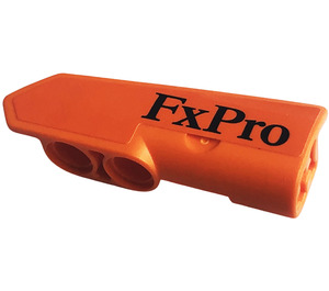 LEGO Orange Curved Panel 21 Right with 'FxPro' Sticker (11946)