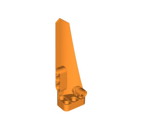LEGO Oranje Gebogen Paneel 5 Links (64681)