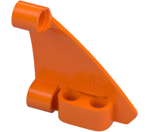 LEGO Orange Curved Panel 62 Right (80274)