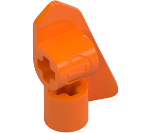 LEGO Orange Curved Panel 7 Left (2387)