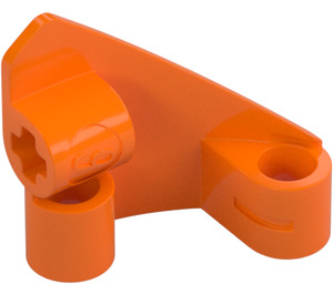 LEGO Orange Curved Panel 9 Left  (2395)