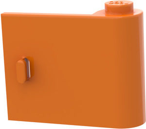 LEGO Orange Tür 1 x 3 x 2 Recht mit festem Scharnier (3188)