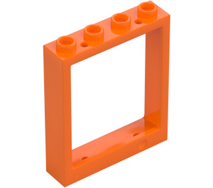 LEGO Orange Tür Rahmen 1 x 4 x 4 (Lift) (6154 / 40527)