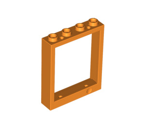 LEGO Oranje Deur Kader 1 x 4 x 4 (Lift) (6154 / 40527)