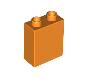 LEGO Orange Duplo Brique 1 x 2 x 2 avec tube inférieur (15847 / 76371)