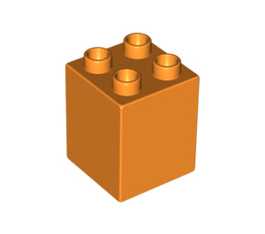 LEGO Orange Duplo Brick 2 x 2 x 2 (31110)