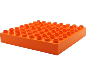 LEGO Orange Duplo Brick 8 x 8 x 1 (31113)