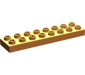 LEGO Orange Duplo assiette 2 x 8 (44524)