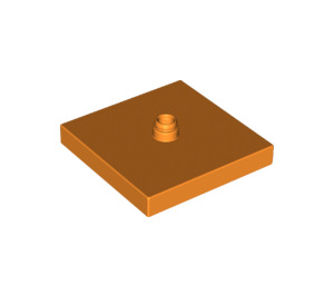 LEGO Orange Duplo Turntable 4 x 4 Base avec Flush Surface (92005)
