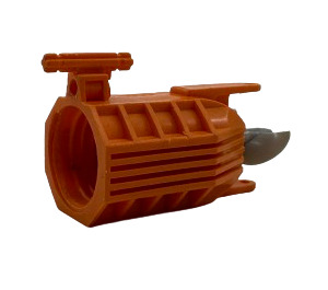 LEGO Orange Electric Motor 1.5V for Floating Boats mit Propellor (48083)