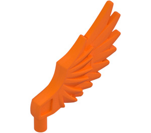 LEGO oranžová Feathered Křídlo (11100)