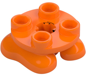 LEGO Oranje Feet 2 x 2 (66858)