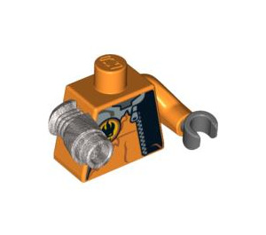 LEGO Orange Fire Arm Torso (973 / 63208)