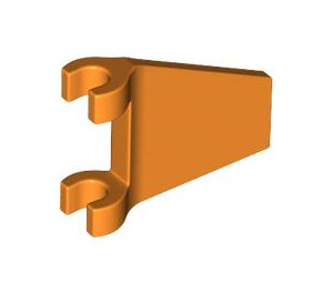 LEGO Orange Drapeau 2 x 2 Angled avec bord évasé (80324)