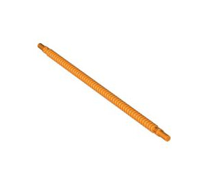 LEGO Orange Flexibel Gerippt Schlauch (19 Noppen Lang) mit 8 mm ends (14925 / 57539)