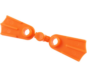 LEGO Orange Flippers på Sprue (2599 / 59275)