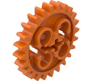 LEGO Orange Gear with 24 Teeth (3648 / 24505)