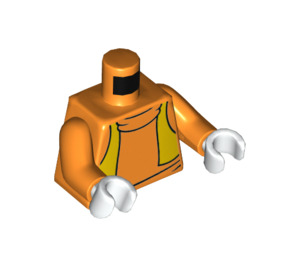 LEGO orange Goofy Minifig Torso (973 / 76382)