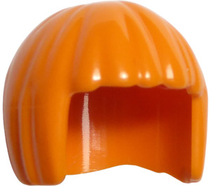 LEGO Naranja Pelo con Corto Bob Cut  (27058 / 62711)