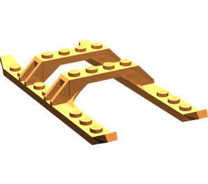 LEGO Orange Helicopter Landing Skids 12 x 6 (30248 / 40939)