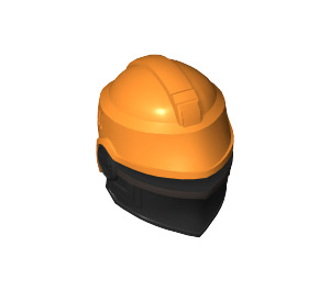 LEGO Orange Helmet with Black Visor (Fennec Shand) (78757)