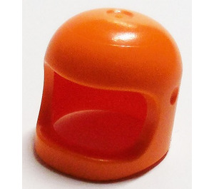 LEGO Orange Helm mit Dick Chin Strap (50665)