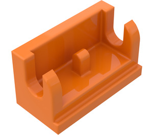 LEGO Orange Hinge 1 x 2 Base (3937)