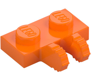 LEGO Orange Charnière assiette 1 x 2 Verrouillage avec Dual Les doigts (50340 / 60471)