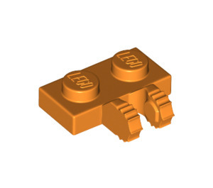 LEGO Orange Charnière assiette 1 x 2 Verrouillage avec Dual Les doigts (50340 / 60471)